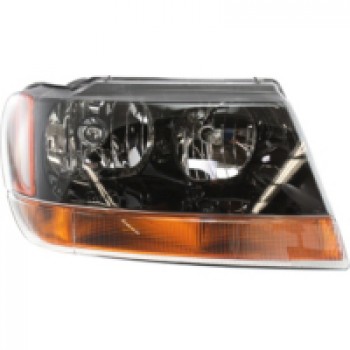 Replacement Headlight - Clear lens, Plastic lens, Direct fit